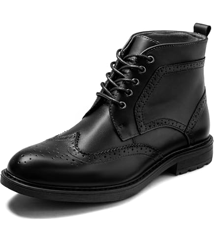 Amazon.com | Arkbird Mens Dress Boots, Genuine Leather Captain
